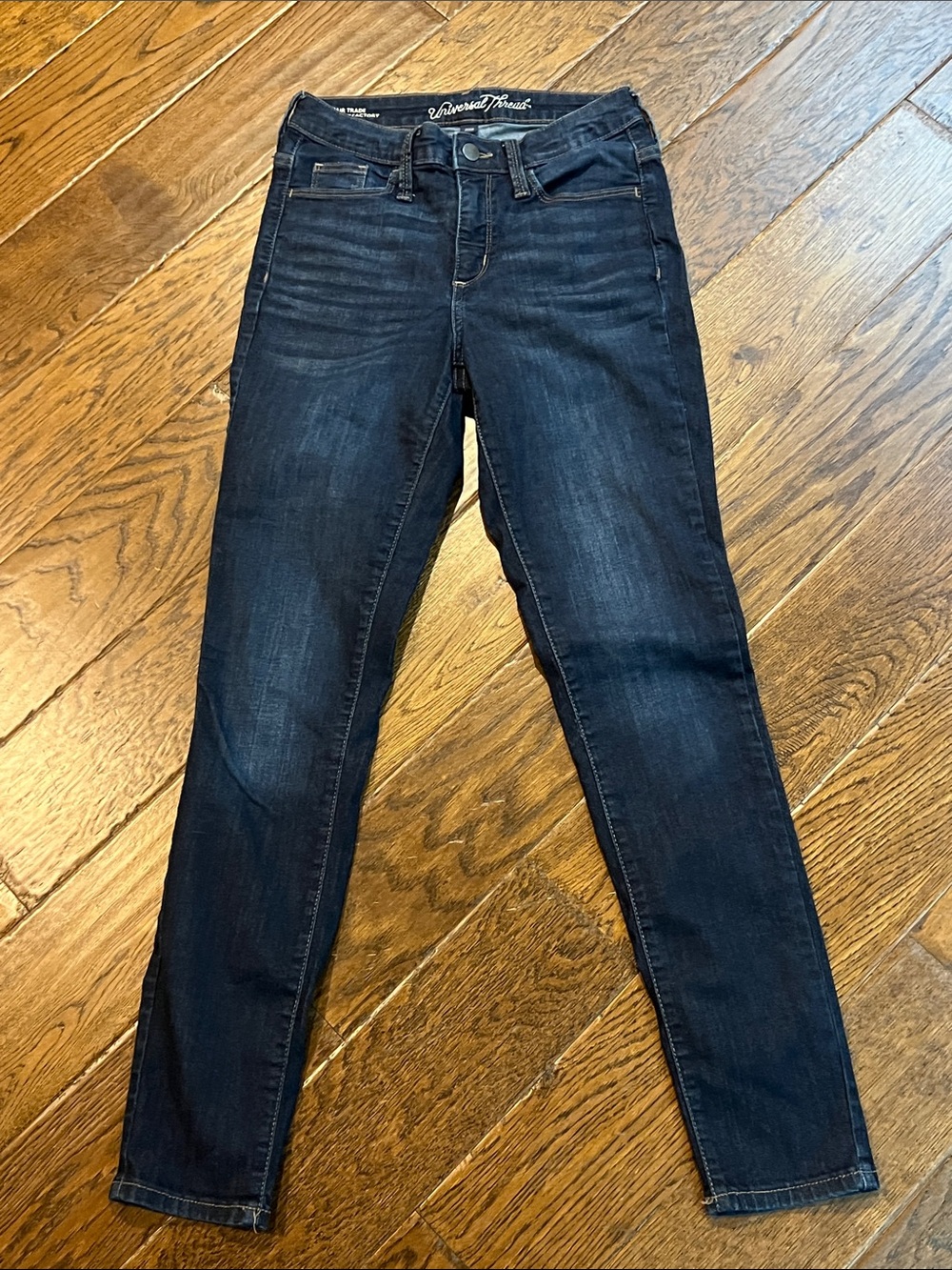 Dark Wash High Rise Skinny Jeans